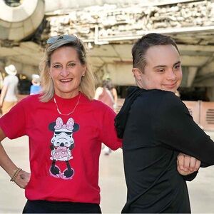Disney Minnie Mouse Stormtrooper comfort Colors T-Shirt - Red Small